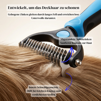 FellKlar™ 2-Phasen Unterfellbürste