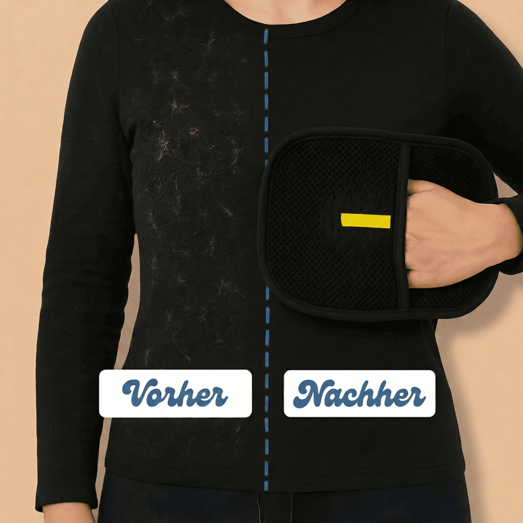 Fellmagnet Handschuh – Tierhaare entfernen ohne Fusselrolle - gluecklichhund